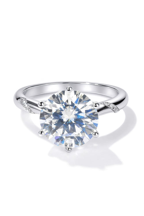 5 Carat  Moissanite Solitaire Ring